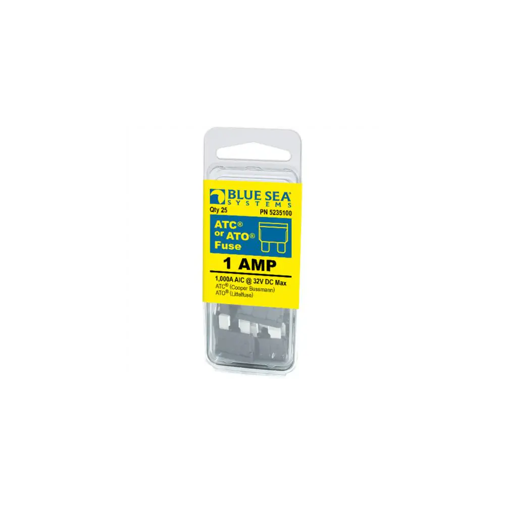 ATO/ATC Blade Fuse - 1 Amps/32 Volts DC - Pack Of 25 - BLS5235100-BSS